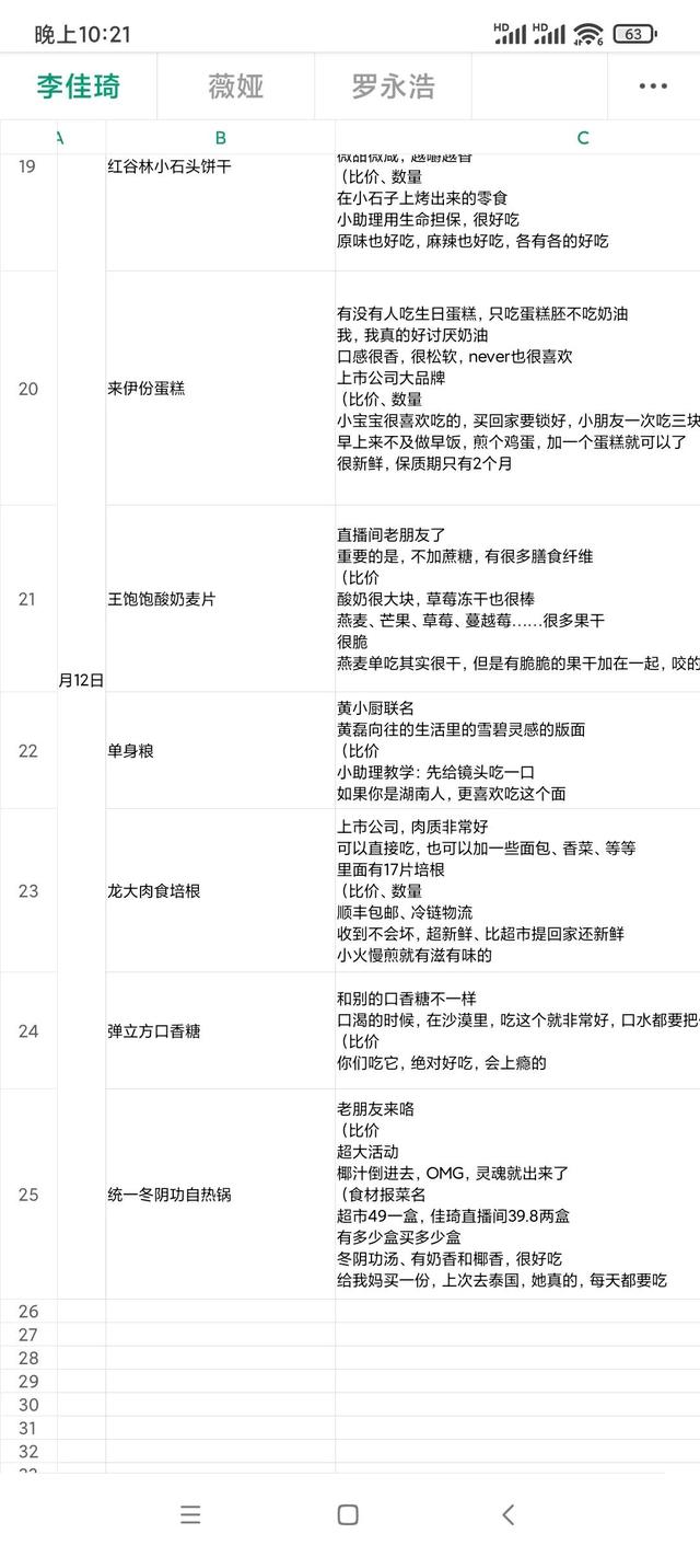 李佳琪、薇婭直播帶貨產(chǎn)品話術(shù)模板